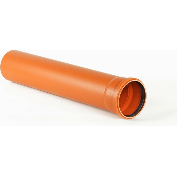 Труба НПВХ канализационная коричневая SN4 400х9,8х3000 НК ГОСТ Р 54475-2011 Хемкор 1491084